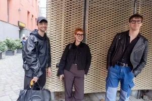 Schnappschuss des neuen WORX-Jahrgangs vor dem Neuen Haus. 